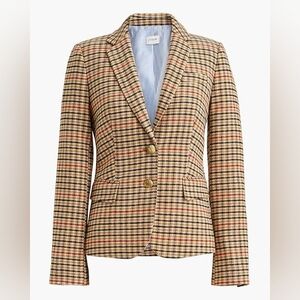 $278 J. CREW NWT Herringbone Wool-Blend Schoolboy Blazer